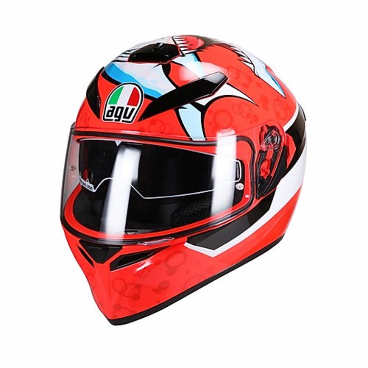 義大利AGV K3SV ATTACK 紅鯊魚K-3 SV 全罩帽| 17年老店【梅代安全帽 ...