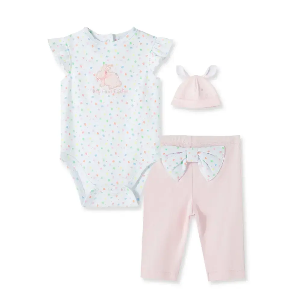 【Little Me】女小兔連身衣/長褲/帽