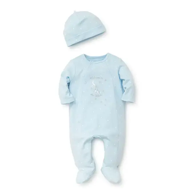 【Little Me】歡迎連腳兔裝＋帽子（男）