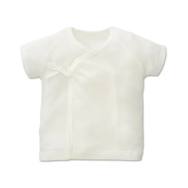 【Baby City娃娃城】天絲棉純白短袖肚衣