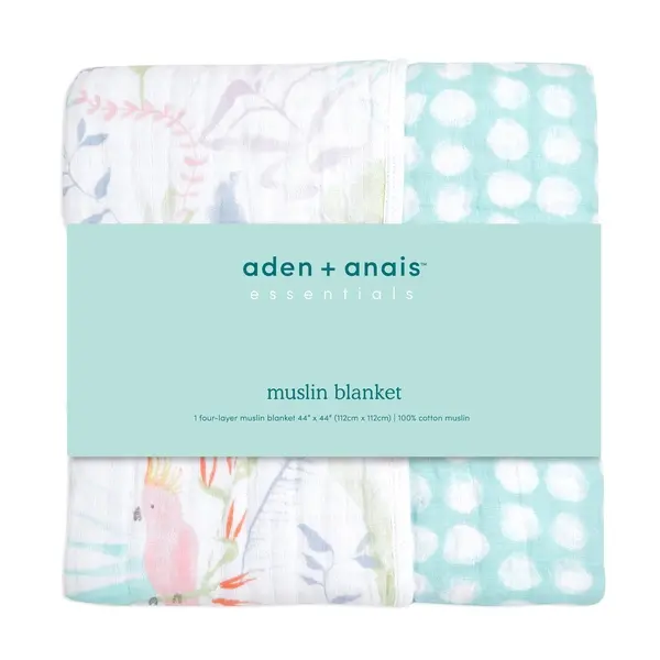 【Aden & Anais】經典四層紗厚毯/熱帶風浪