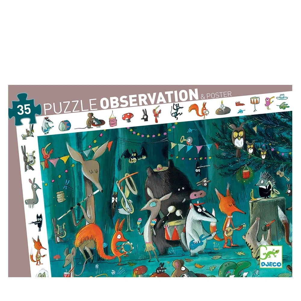 【DJECO智荷】觀察拼圖/森林音樂會