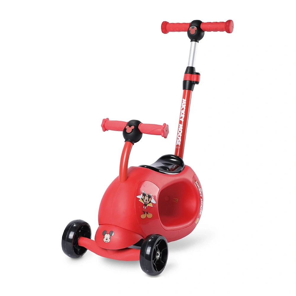 【Baby City娃娃城】米奇四合一滑板車