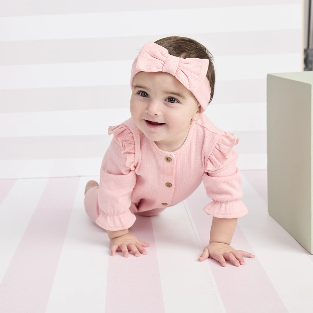 【Little Me】淺粉兔裝/髮帶