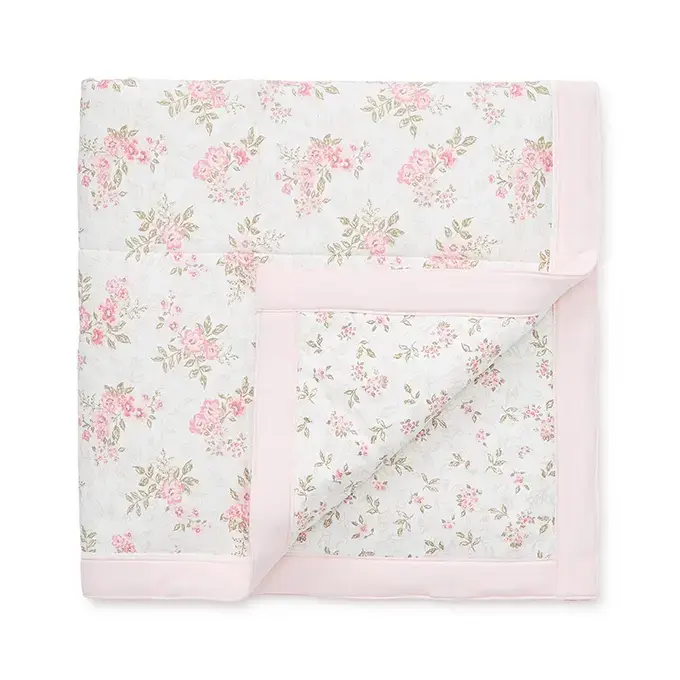 【Little Me】玫瑰蓋毯