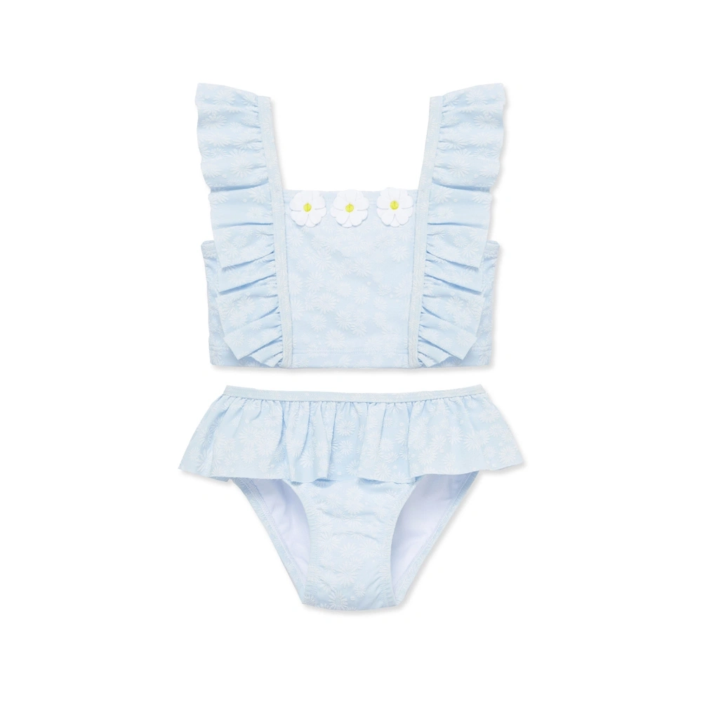 【Little Me】藍色雛菊泳裝組