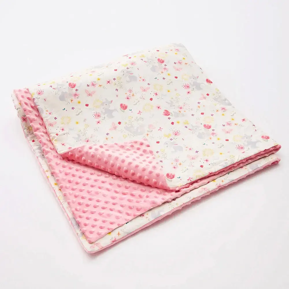 【Baby City娃娃城】桑普兔造型石墨烯暖豆毯