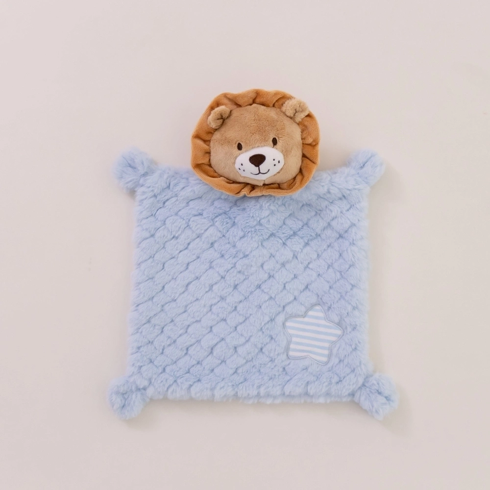 【Little Me】獅子雲朵毛絨安撫巾/藍