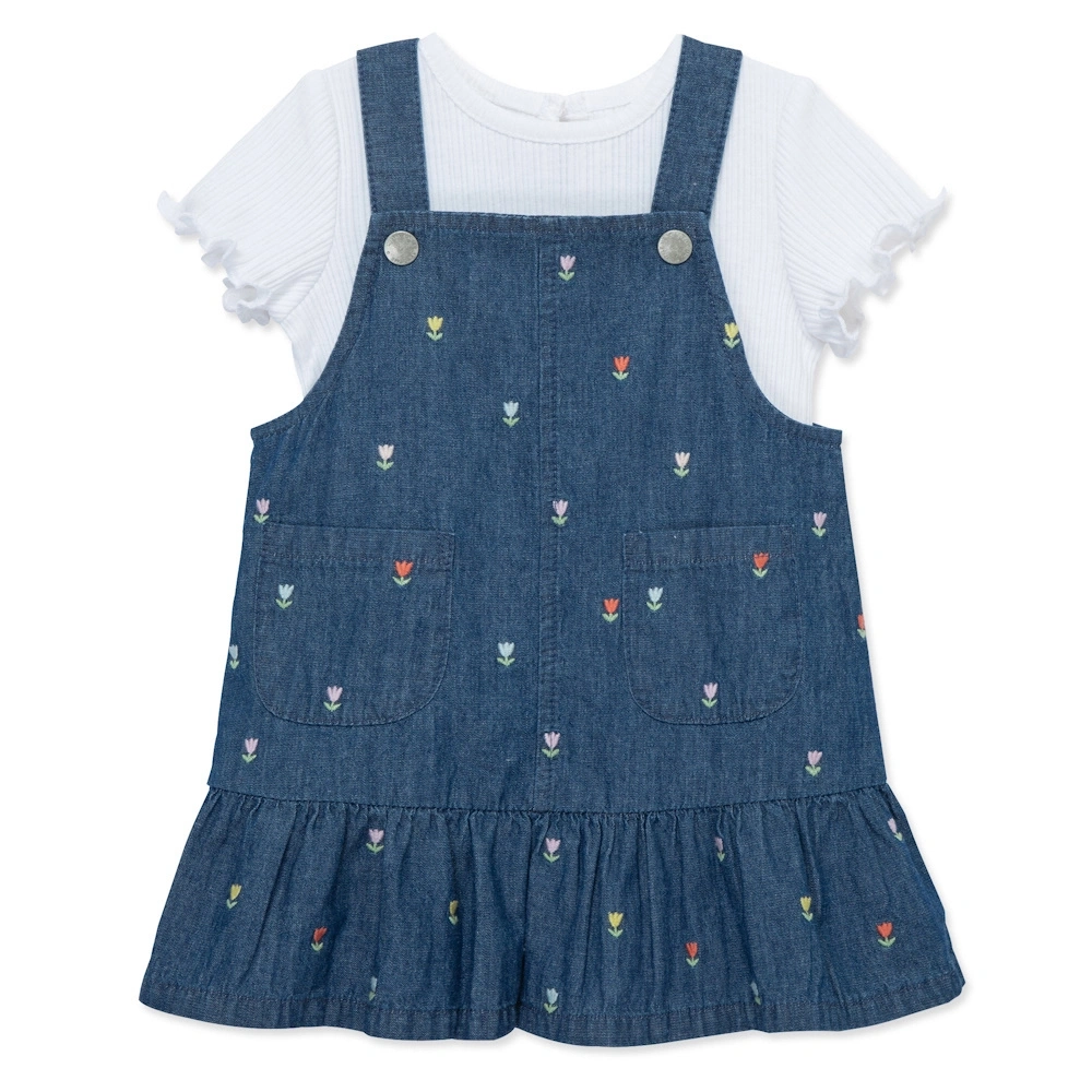 【Little Me】鬱金香吊帶裙套裝