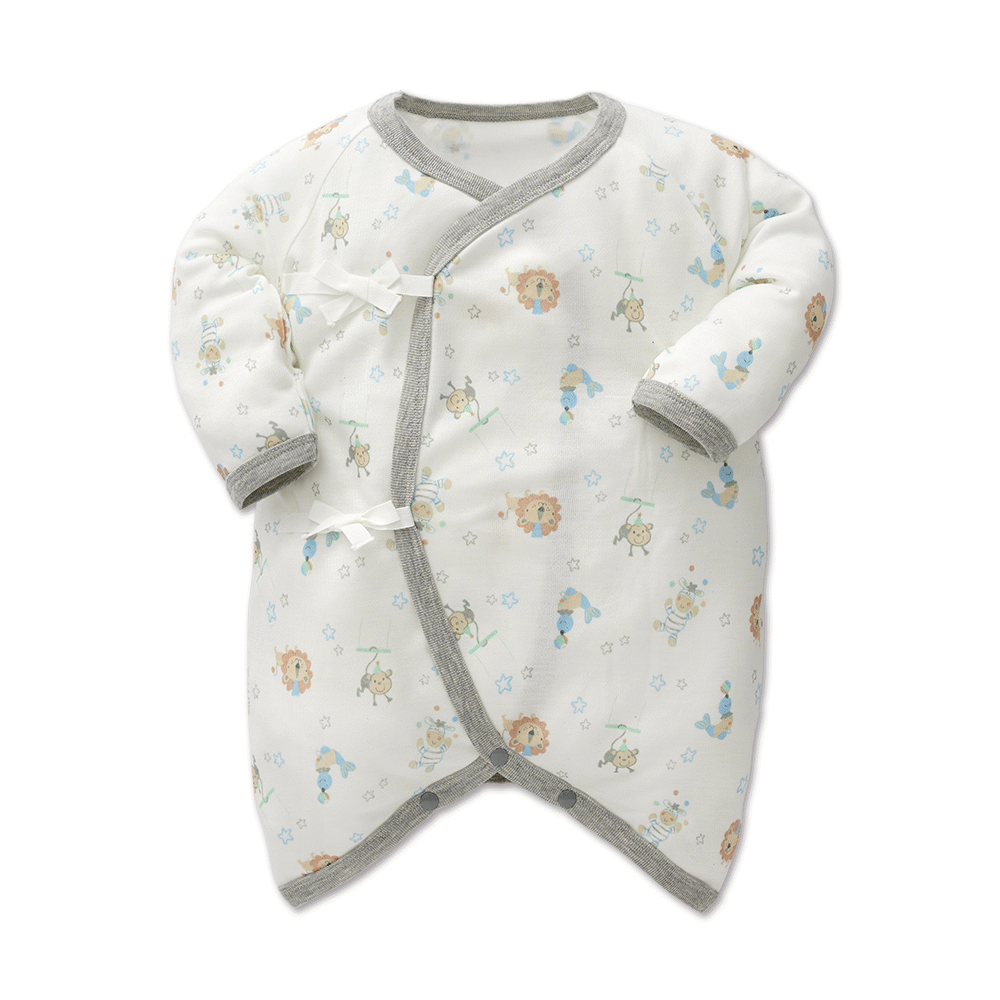 【Baby City娃娃城】天絲棉長袖初生兔裝-快樂馬戲團／2色