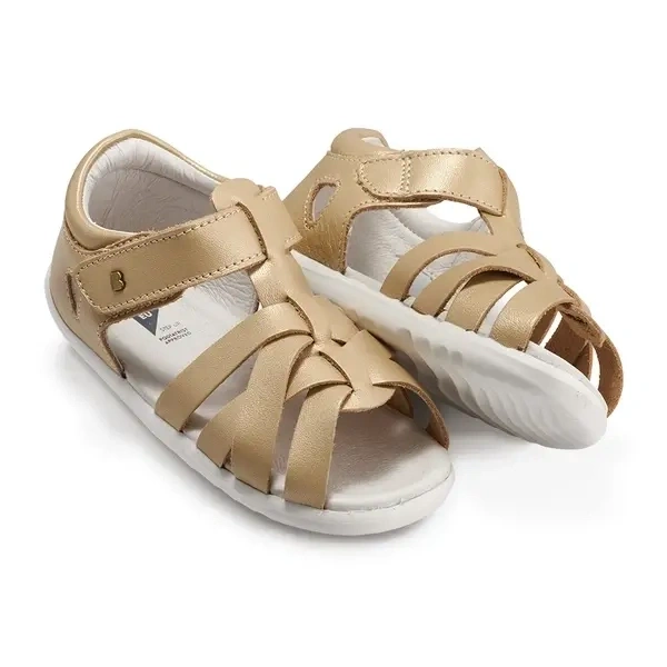 【BOBUX】幼童快乾涼鞋/熱帶風情/金