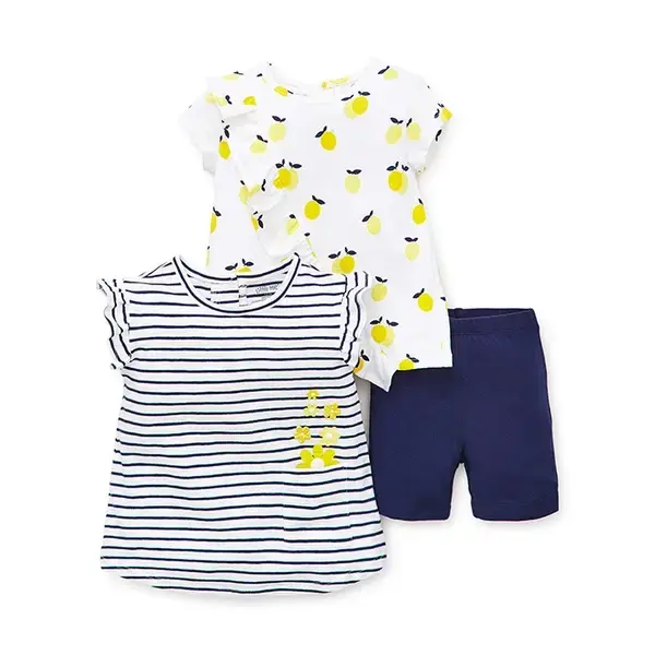 【Little Me】檸檬上衣二件/短褲組