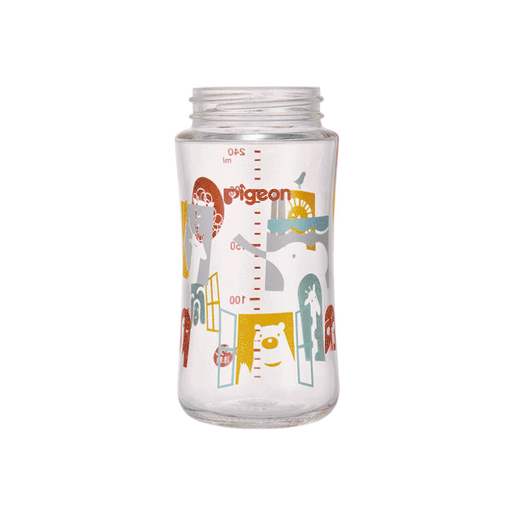 【Pigeon貝親】第三代寬口玻璃奶瓶(空瓶)240ml/多款