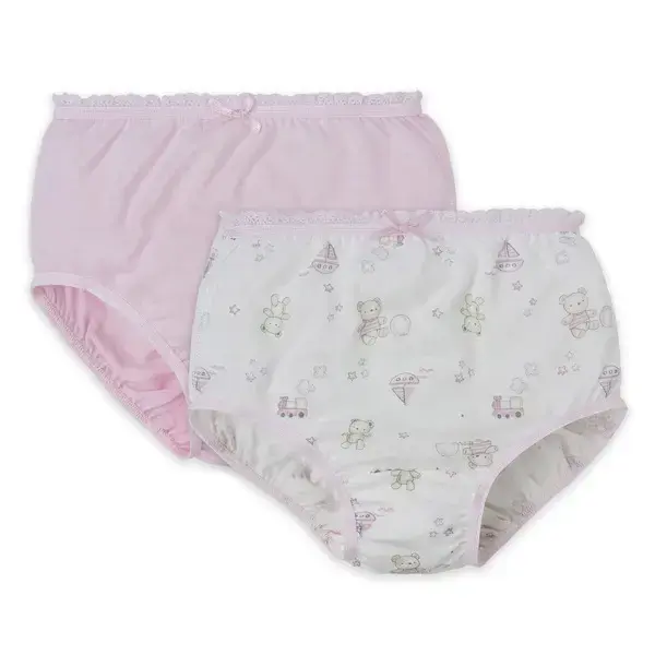 【Baby City娃娃城】玩具熊天絲女童內褲2入