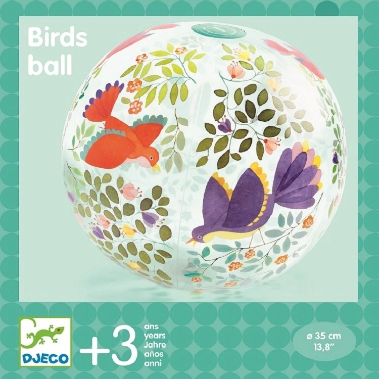 【DJECO智荷】充氣球/花叢裡的鳥兒