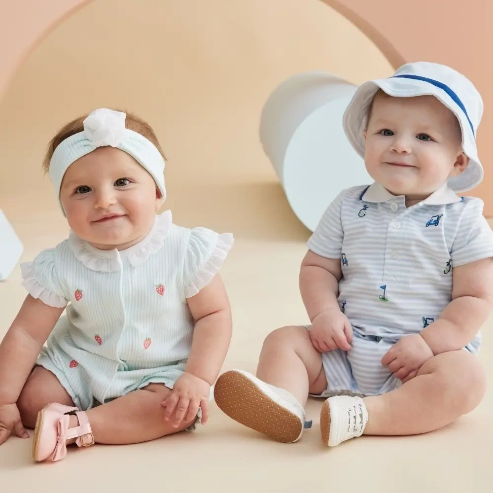 【Little Me】草莓短兔裝/髮帶