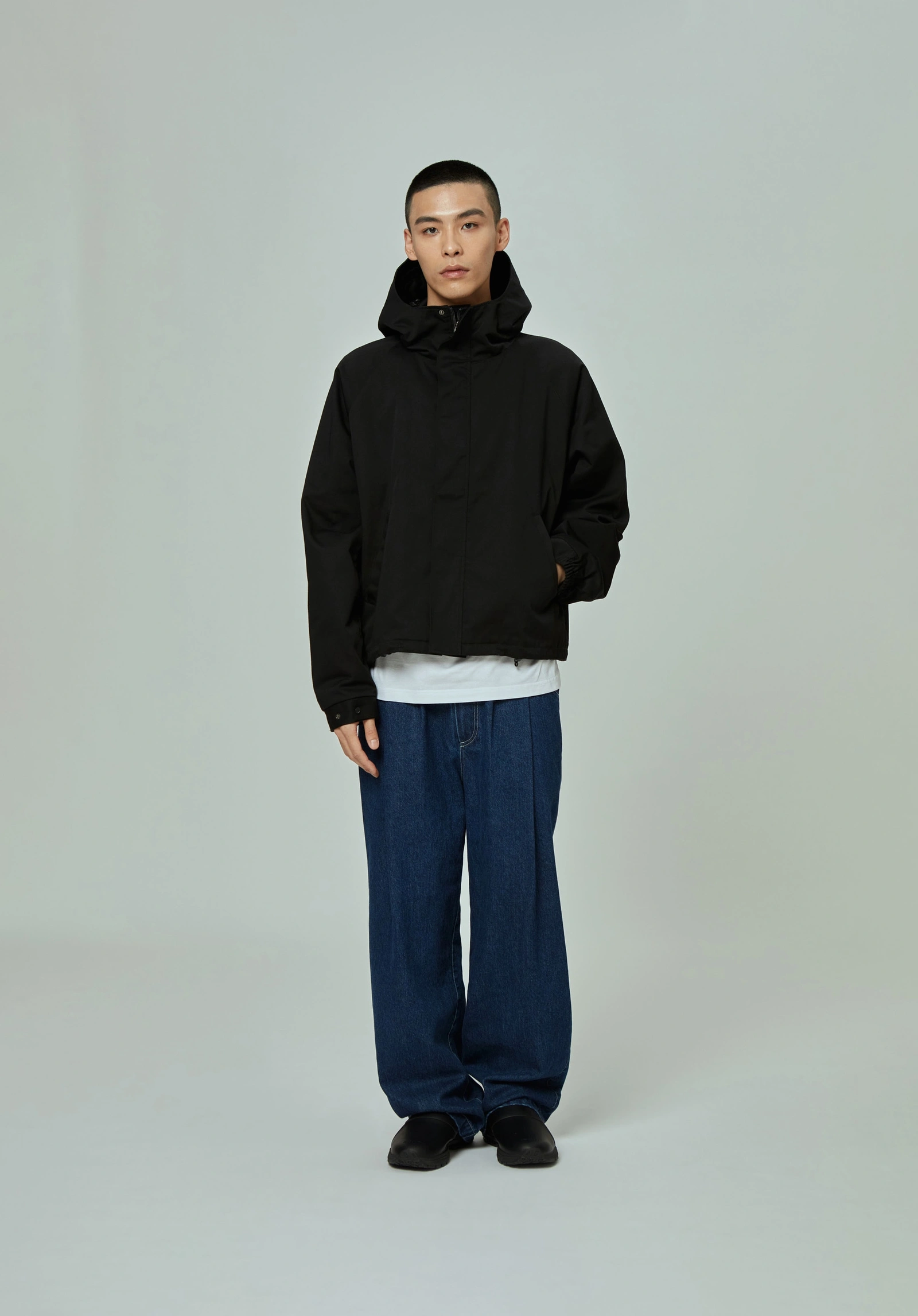 S / île hooded blouson」 SI24V0184（10）white | S