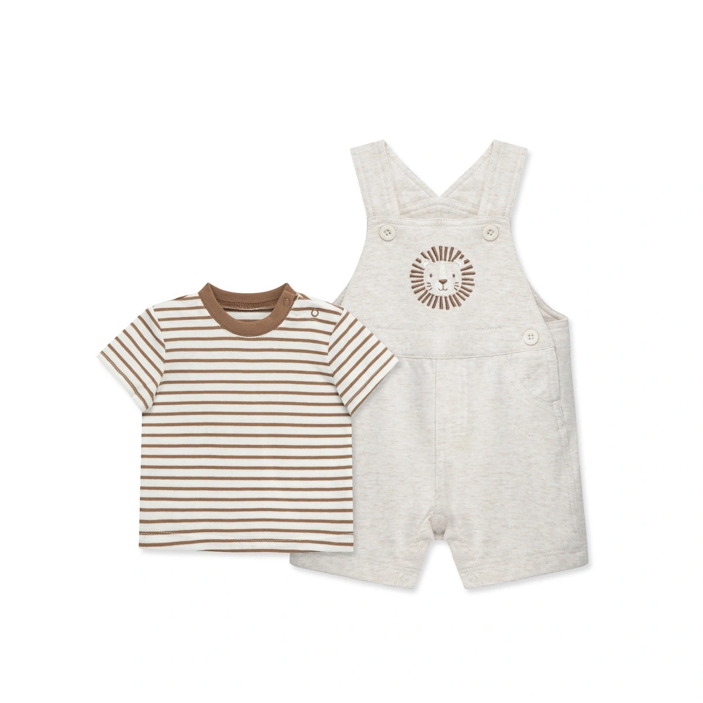 【Little Me】獅子吊帶褲套裝