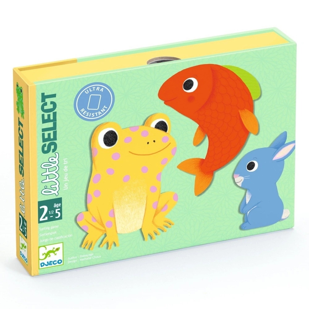 【DJECO智荷】卡牌遊戲/小動物彩色分類大挑戰
