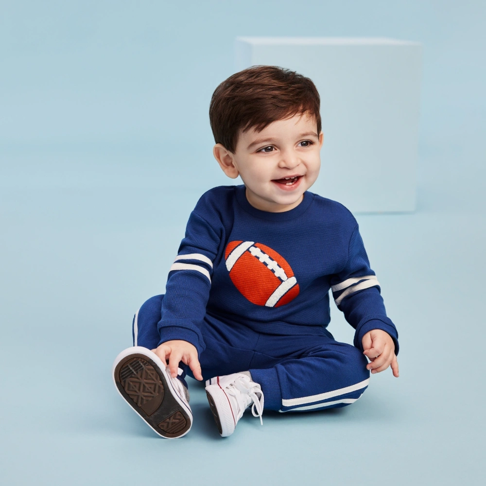 【Little Me】美式足球上衣二入/長褲