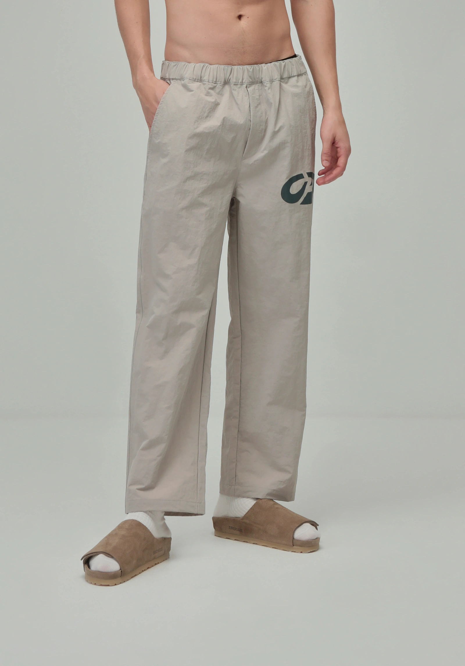 【HI FI FNK】Jug Wide Cotton Pants Frame Pleated Stretch-Cotton Wide-Leg Pants | Saks Fifth Avenue