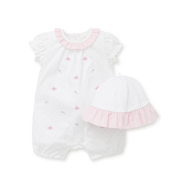 【Little Me】大花苞短兔裝/帽