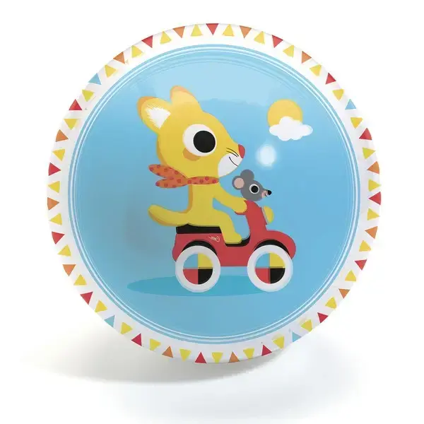 【DJECO智荷】發展遊戲/萌萌賽車彈力球