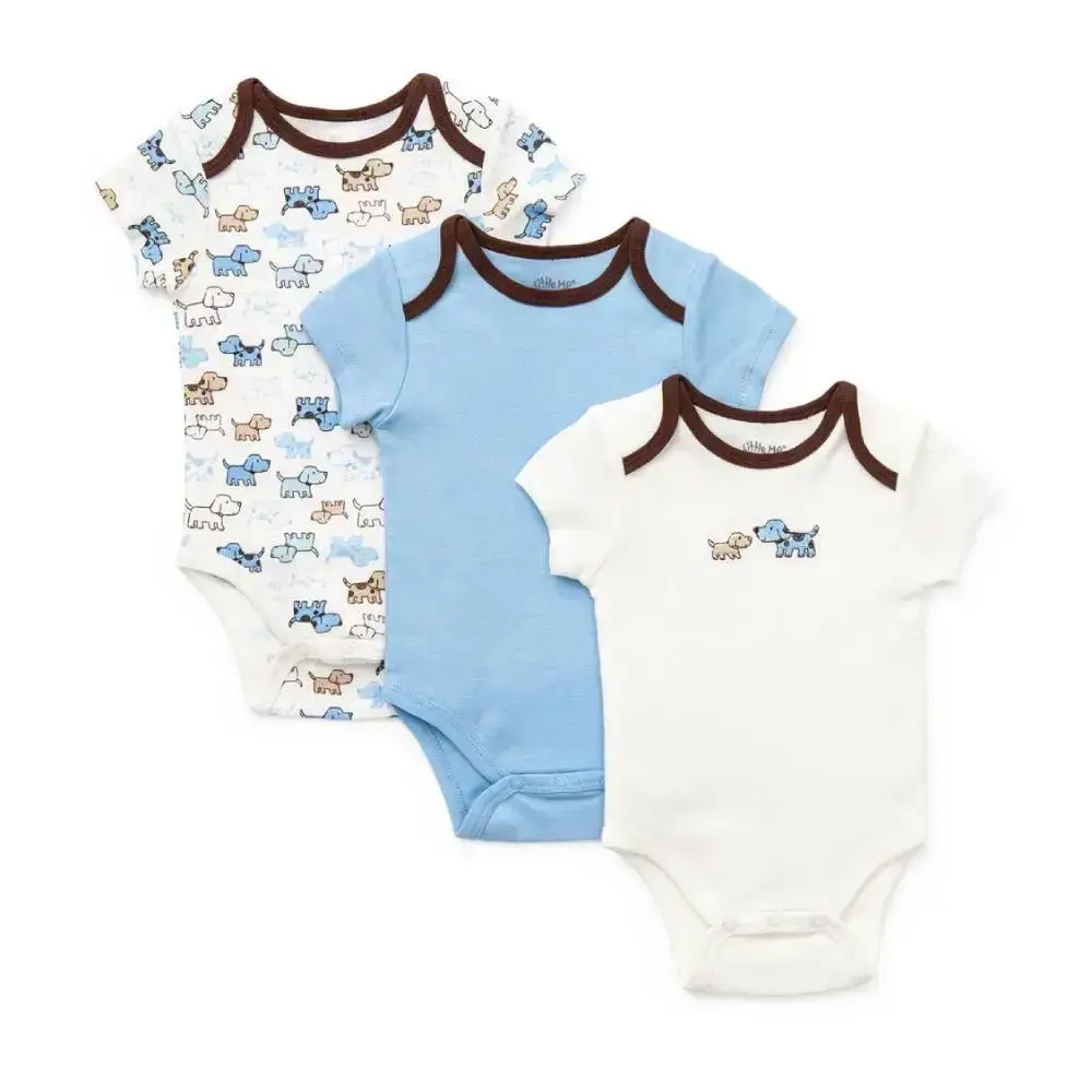 【Little Me】可愛狗連身衣三入組