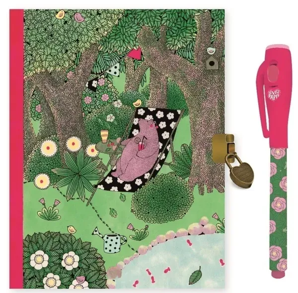 【DJECO智荷】熊與午茶的秘密日記本