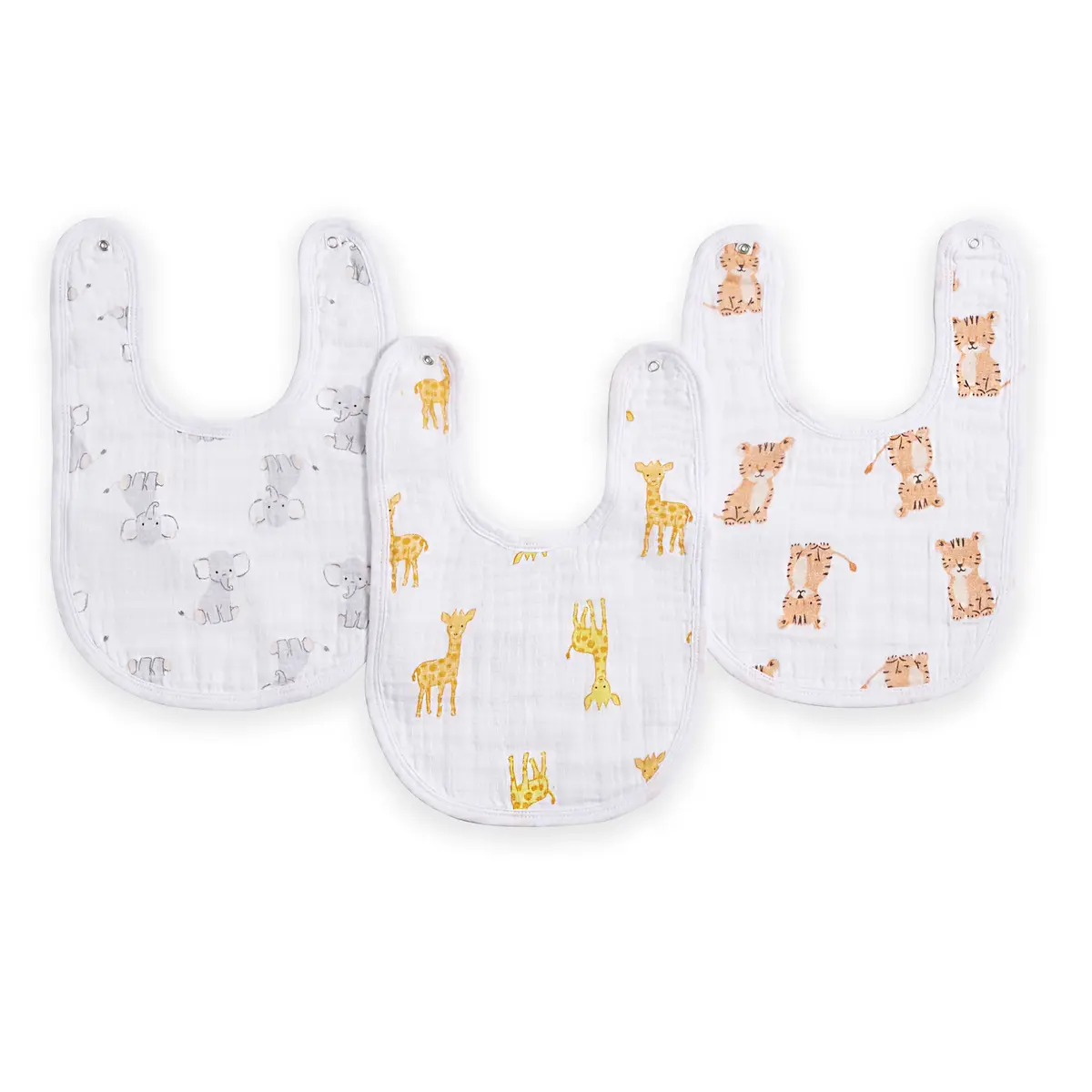 【Aden&Anais】經典圍兜3入/沙漠動物