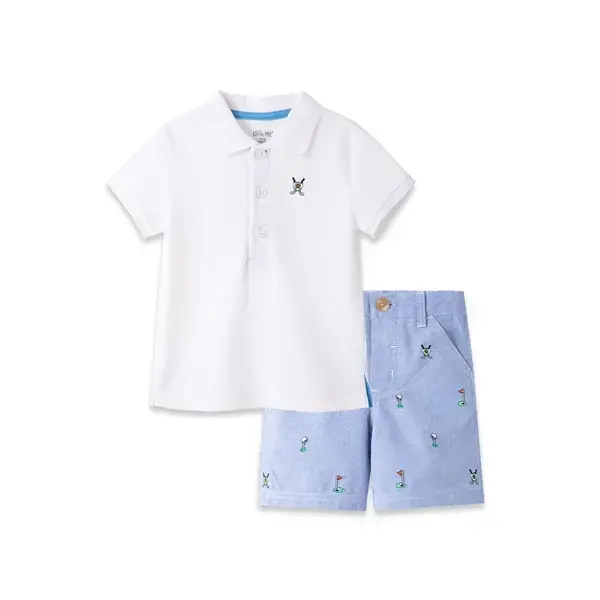 【Little Me】高爾夫POLO衫/短褲