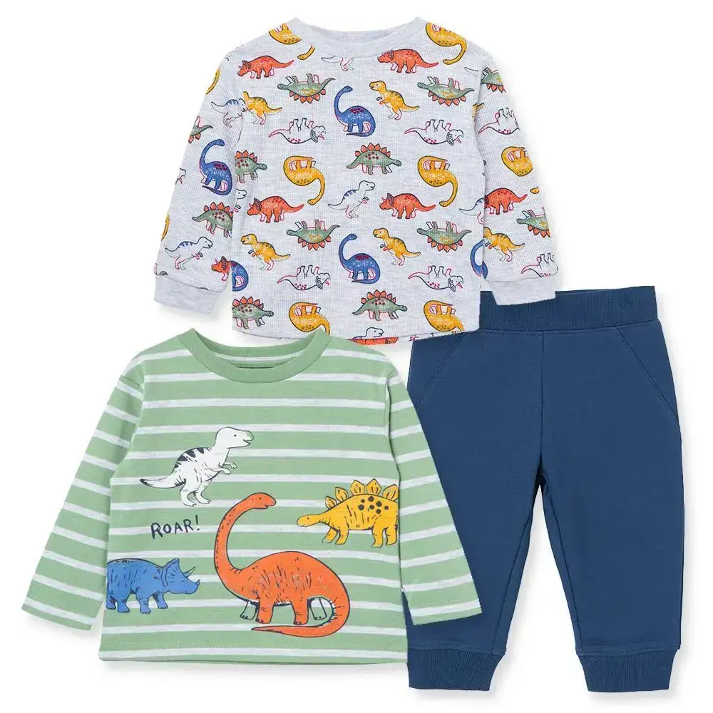 【Little Me】恐龍上衣二入/長褲