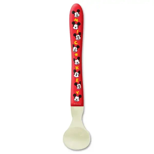 【Pigeon貝親】米奇軟質餵食湯匙／湯用