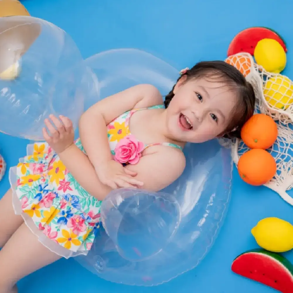 【Little Me】熱帶防護泳裝