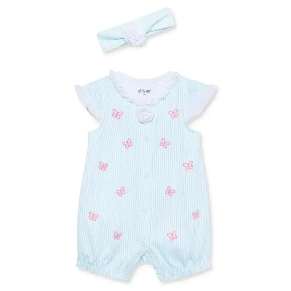 【Little Me】蝴蝶短兔裝/髮帶