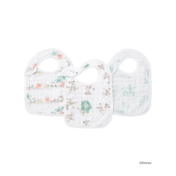 【Aden&Anais】經典圍兜3入/獅子王