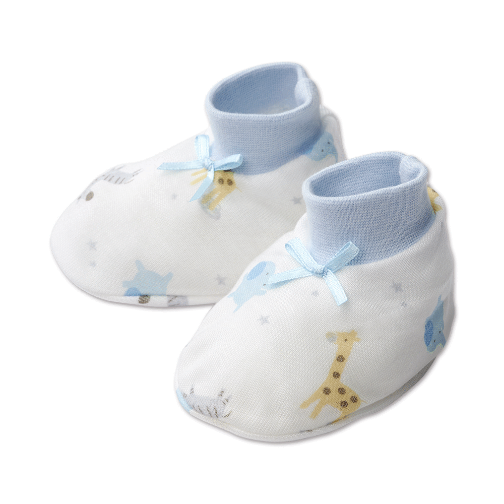 【Baby City娃娃城】天絲棉腳套-森林動物／2色