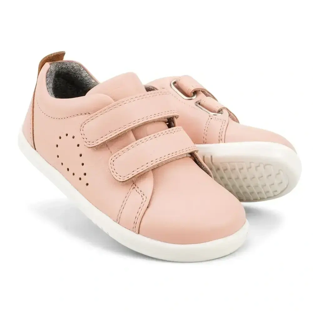 【BOBUX】真皮兒童運動鞋GrassCourt貝殼粉