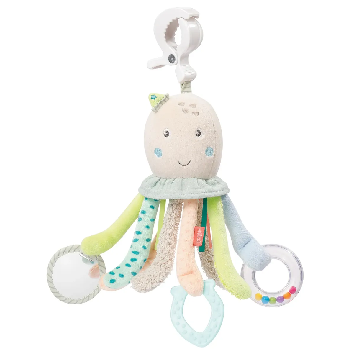 【FEHN芬恩】童趣海洋章魚吊掛式布偶玩具
