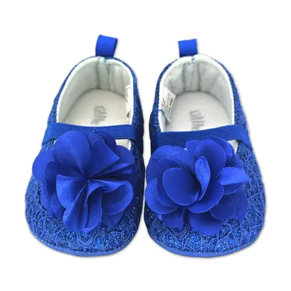 【Little Me】藍色閃亮芭蕾鞋