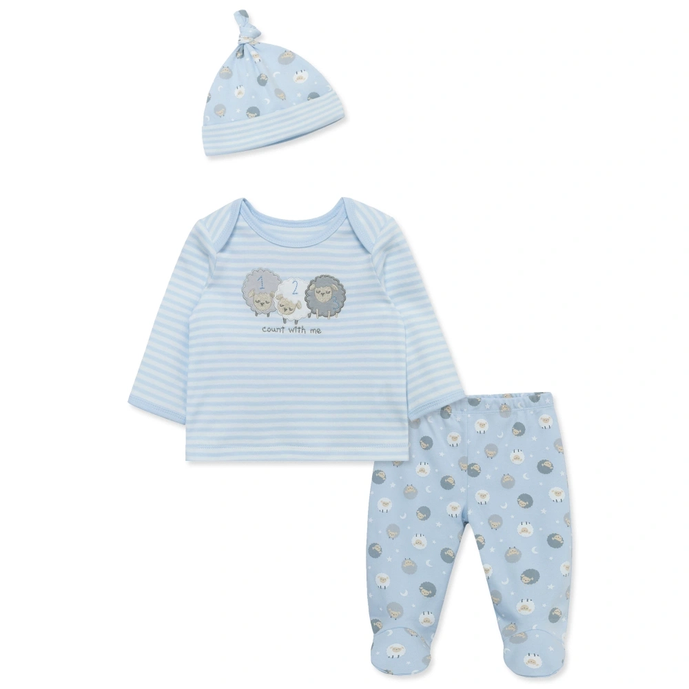 【Little Me】小羊上衣/連腳褲/帽子