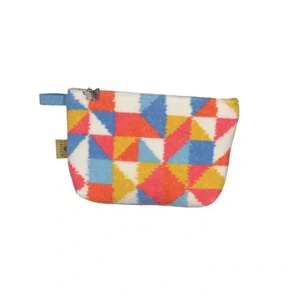 【feiler】前衛三角化妝包(20x14x5)橘