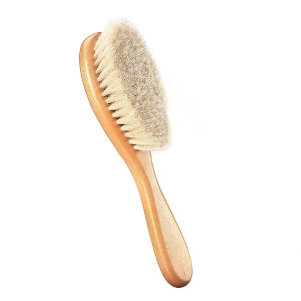 【reer】寶寶髮梳/原木山羊毛