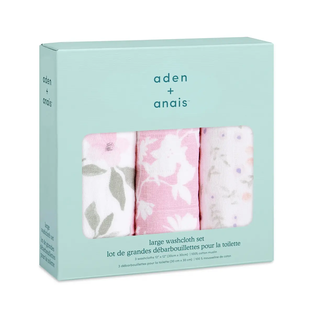 【Aden & Anais】方巾3入/如花似錦