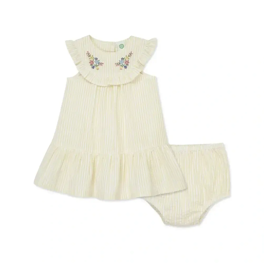 【Little Me】黃色背心洋裝/襯褲《3歲(含)以上無襯褲》