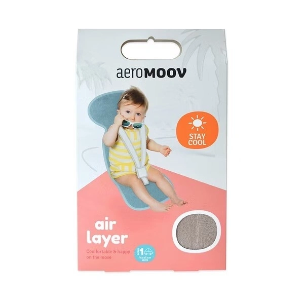 【AeroMOOV】3D科技嬰幼兒汽座透氣墊《出清價格,售完為止》