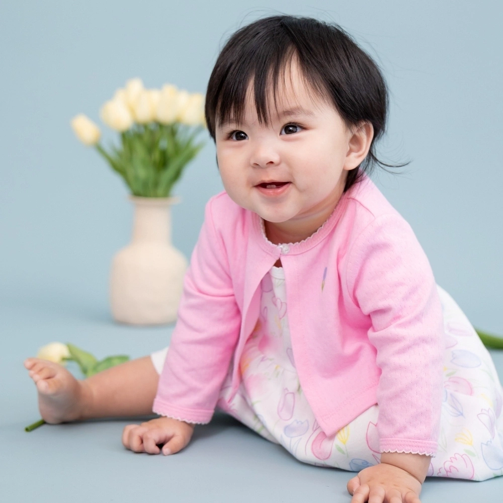 【Little Me】粉嫩鬱金香外套/洋裝/褲