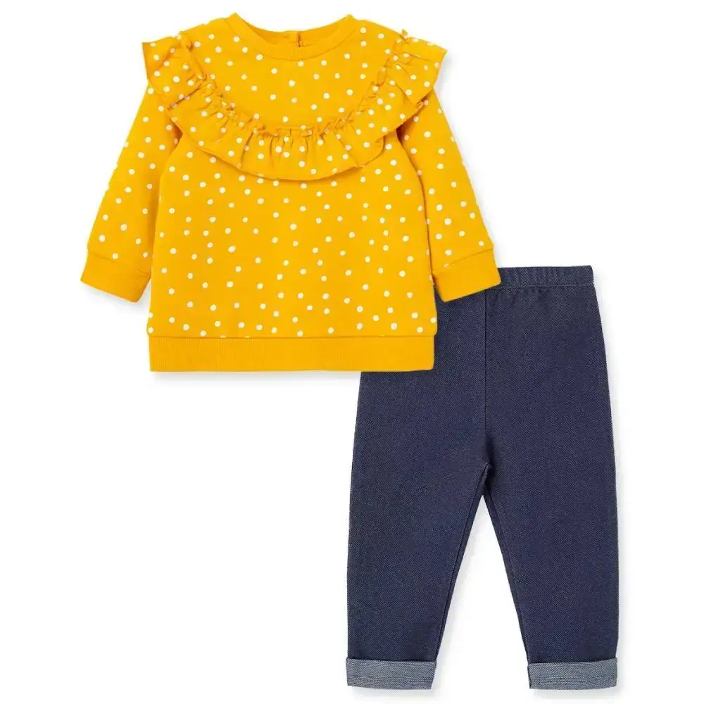 【Little Me】波爾卡圓點上衣/長褲