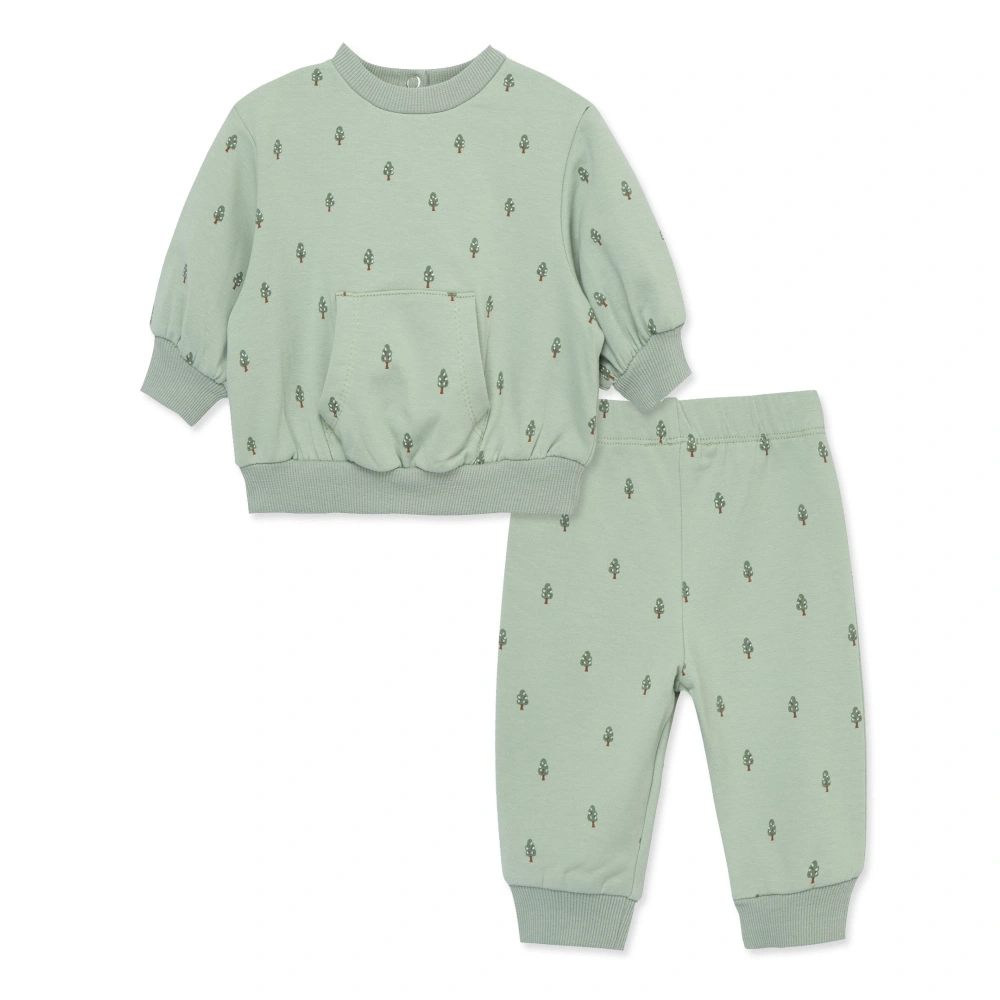 【Little Me】嫩葉運動衫/長褲