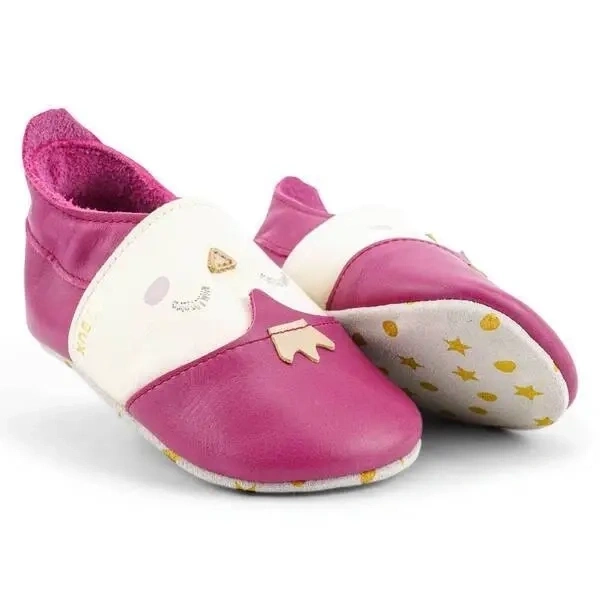 【BOBUX】真皮寶寶成長鞋/冰雪公主/深粉